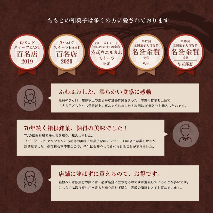 箱根銘菓 コンパクト便 送料無料 ふわっふわ お試し湯もち 4個 (袋入り)  創業72年 湯もち 手提げ無し 日時指定可能 お取り寄せ 和菓子 |  | 03
