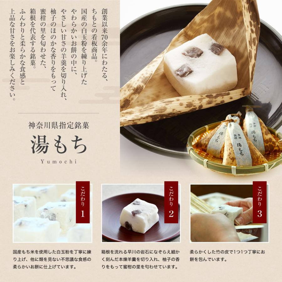 箱根銘菓 コンパクト便　送料無料 ふわっふわ お試し湯もち 3個 (袋入り)  創業72年 湯もち 手提げ無し 日時指定可能 お取り寄せ 和菓子 |  | 07