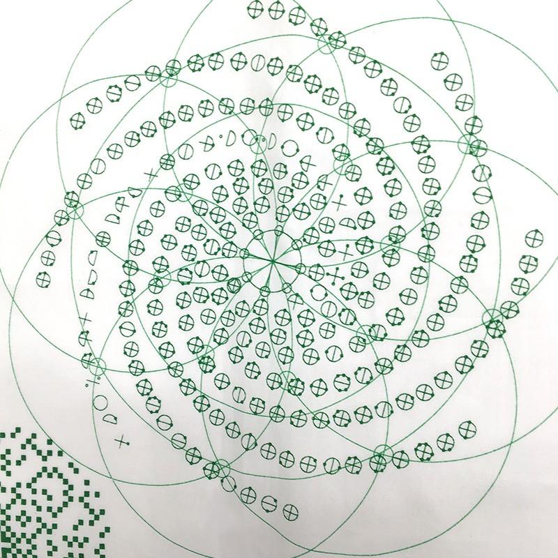 カタカムナ マルチフラットシーツ/コズミックウェイブ |  | 02