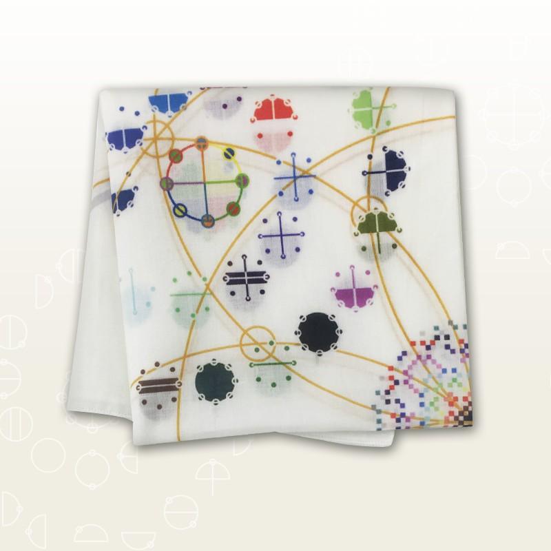 ハンカチ/カタカムナ第5首・アマカムナ　52×52cm |  | 01