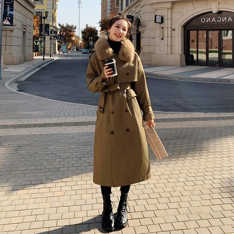 可愛すぎるフェミニンデザイン♪-モッズコート レディース ファー襟