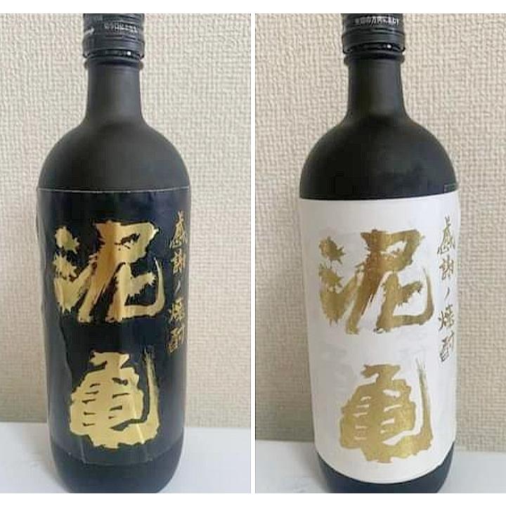 感謝の焼酎 泥亀15周年記念 泥亀金ラベル 泥亀（麦・芋）金ラベル2本