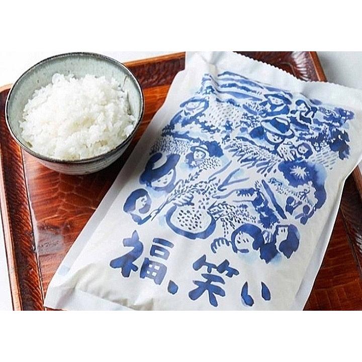 令和7年産新米 福島県産米「福、笑い」2kg×2袋（箱入り）☆単一原料米 