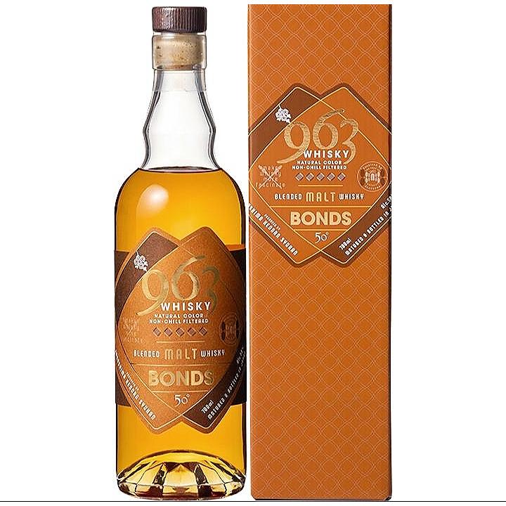 ブレンデッドモルトウィスキー 笹の川 963 BONDS（ボンズ）カートン