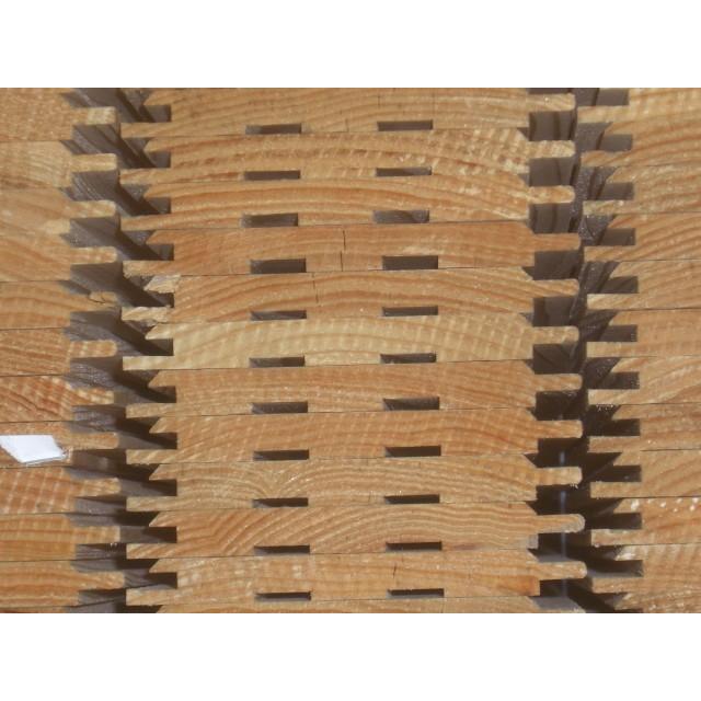 杉 羽目板 本実 目透かし 上小無節 B品：1970mm×10mm厚×105mm幅 