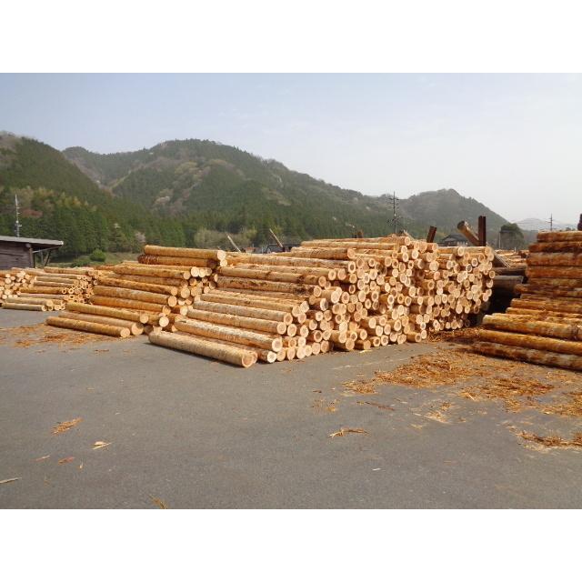 檜 柱 三方上小無節 自然乾燥 荒材 背割り入り:1m×120mm角 4 檜 柱 三方上小無節 自然乾燥 荒材 背割り入り:1m×120mm角 4