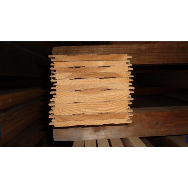 杉 羽目板 本実目透し パテ補修 サンダー仕上げ 一等 A品：1970ｍｍ×10ｍｍ厚×135ｍｍ幅 504枚（計42坪）：パレット便の画像