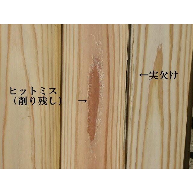 杉 羽目板 床壁兼用 本実突詰 一等 節補修ナシ：1970mm×12mm厚 