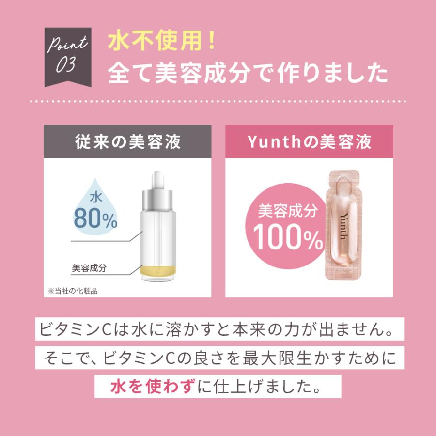 Yunth（ユンス） 生VC美容液 28包+ アイラッシュセラム 5ml 本品