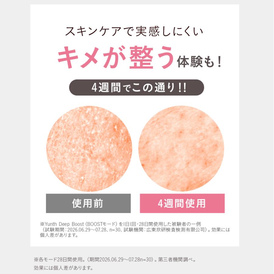 ＼新発売／【送料無料】Yunth 美顔器 Deep Boost｜ 美容 美容家電 角質汚れ フェイスライン エイジングケア 爆買 | Yunth | 06