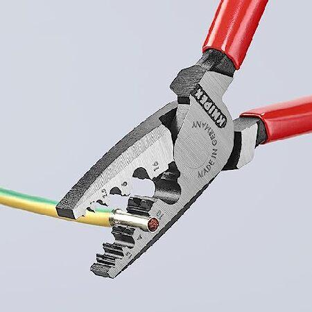 24H限定 KNIPEX 97 71 180ケーブルリンク用圧着プライヤー