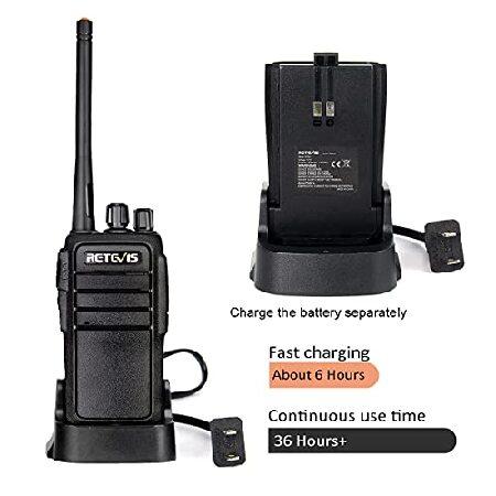 Retevis RT21 Updated 3000mAh Two Way Radios Long Range Rechargeable, Portable Walkie Talkies with Earpiece, 16CH Handheld Way Radios for Cruise Camp - 5
