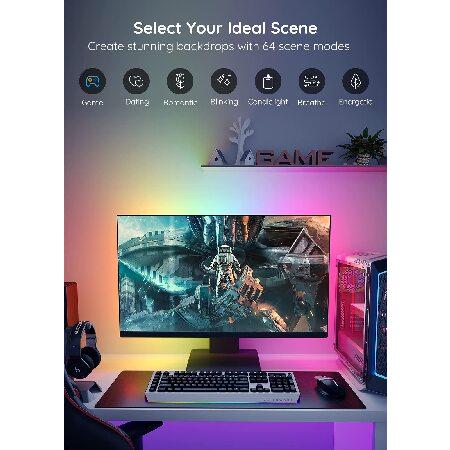 DreamColor LED TV Backlight USB, MINGER 200cm / 2m Bias Lighting for HDTV Music Led strip Lights Built-in Mic with IC, Multi-Colour Flexible 5050 RGB｜yunyu-worldtrade｜05