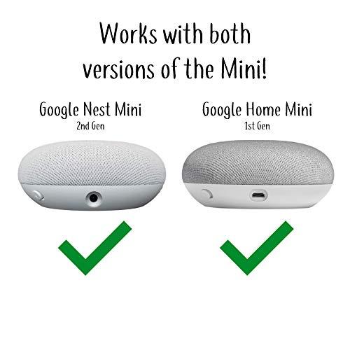 Mount Genie Pedestal Nest Mini (第2世代) Google Home Mini (第1世代)用 | サウンドと外観を向上 | 最もクリーンなマウントホルダースタンド ミニ用 (シルバー｜yunyu-worldtrade｜02