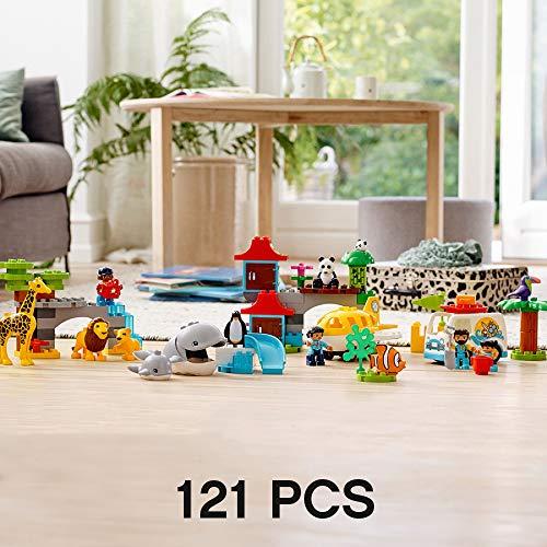 再販開始 LEGO DUPLO Town World Animals 10907 Building Bricks (121 Pieces)