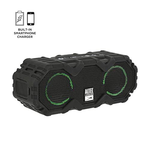 一流メーカー商品 Altec Lansing LifeJacket Mini - Waterproof Bluetooth Speaker with Lights， Portable Wireless Speaker for Pool， Beach， Hiking， Sports， Camping， 16 Hour