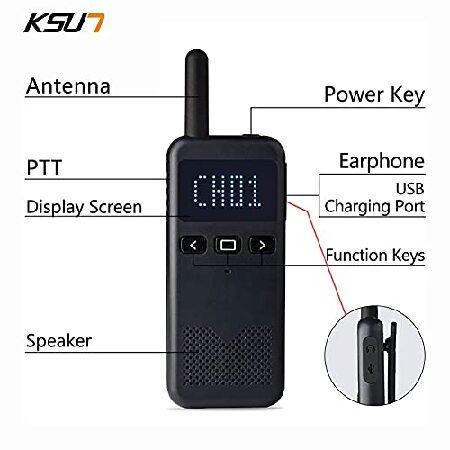 Long　Range　Walkie　Talkies　for　Two　Battery　Lithium　8000mAh　with　Headset　Radios　Rechargeable　Set　Pack　Adults,　Ion　Earpiece　Waterproof　Way　and　Mic　Outd