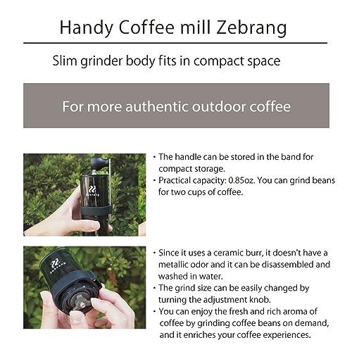 Zebrang(ゼブラン) アウトドア キャンプ 水洗い可能 セラミック製臼 ハンドコーヒーミル ZB-HCM-2B コーヒー2杯分｜yunyu-worldtrade｜03