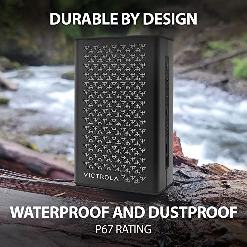 2022高い素材 Victrola Music Edition 1 Portable Bluetooth Speaker， IP67 Water and Dust Resistant， 12 Hour Battery Life， Multi-Speaker Pairing， Premium Sound and Pas