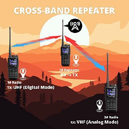 Radioddity　GD-88　DMR　7W　Band　Ham　APRS,　＆　Radio,　UHF　Repeater,　SFR,　アナログ　Two　Dual　300K　GPS　Handheld　VHF　Cross-Band　Radio,　with　Way　Contacts