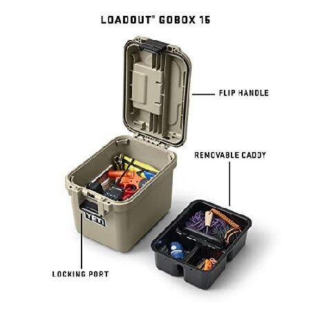 限定商品発売中 YETI ロードアウト GoBox 15分割カーゴケース タン