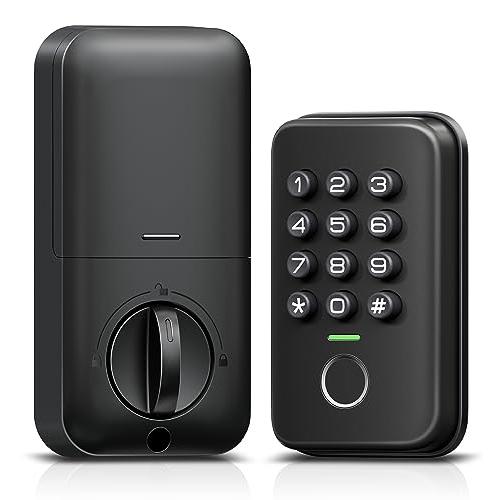 並行輸入品】スマートロック 玄関 後付け 指紋認証ドアロック キーレス