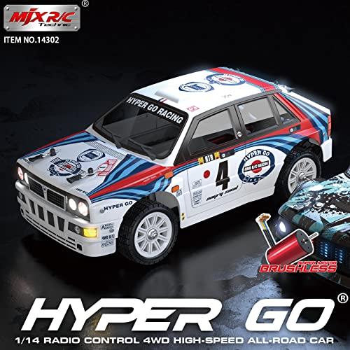 TesPower MJX Hyper Go 14302 ブラシレスRCドリフトカー 1/14 2.4G RTRリモートコントロールカー 大人用