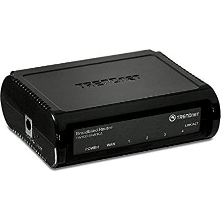 【数量限定】 TRENDnet 4-Portブロードバンドルータ TW100-S4W1CA [並行輸入品]並行輸入品 スイッチングハブ