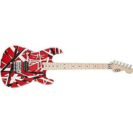 値段が激安 Black with Red Series Striped エレキギター EVH and Stripes並行輸入品 White エレキギター