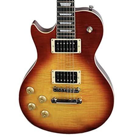 【内祝い】 Flame Series 60 Heritage Sawtooth Maple To並行輸入品 Guitar, Electric Left-Handed Top エレキギター