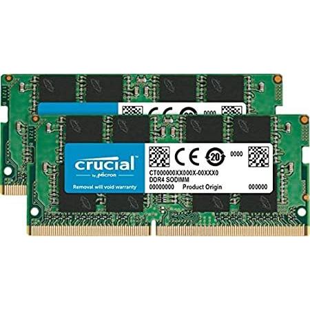 非常に高い品質 Memory Crucial Bundle 2666MHz(CT2K16G4S並行輸入品 PC4-21300 DDR4 16GB) x (2 32GB with メモリー