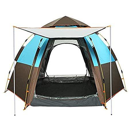 【売れ筋】 ZUQIEE Family Instant Tent for 5-8 People, Automatic Camping Pop-up Outdoor並行輸入品 ワカサギテント