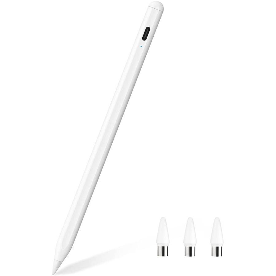 オープニング タッチペン たっちぺん ペン 磁気吸着機能対応 超高感度 iPad スマホ 極細 KINGONEスタイラスペン タブレット対応  USB充電 ipad 携帯電話アクセサリー