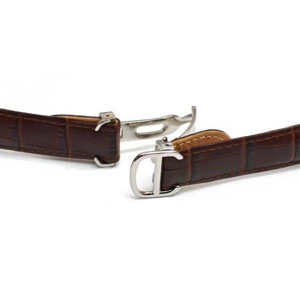 カルティエ Cartier カリブル 用 ベルト 23mm 24mm 非 純正 本革 D