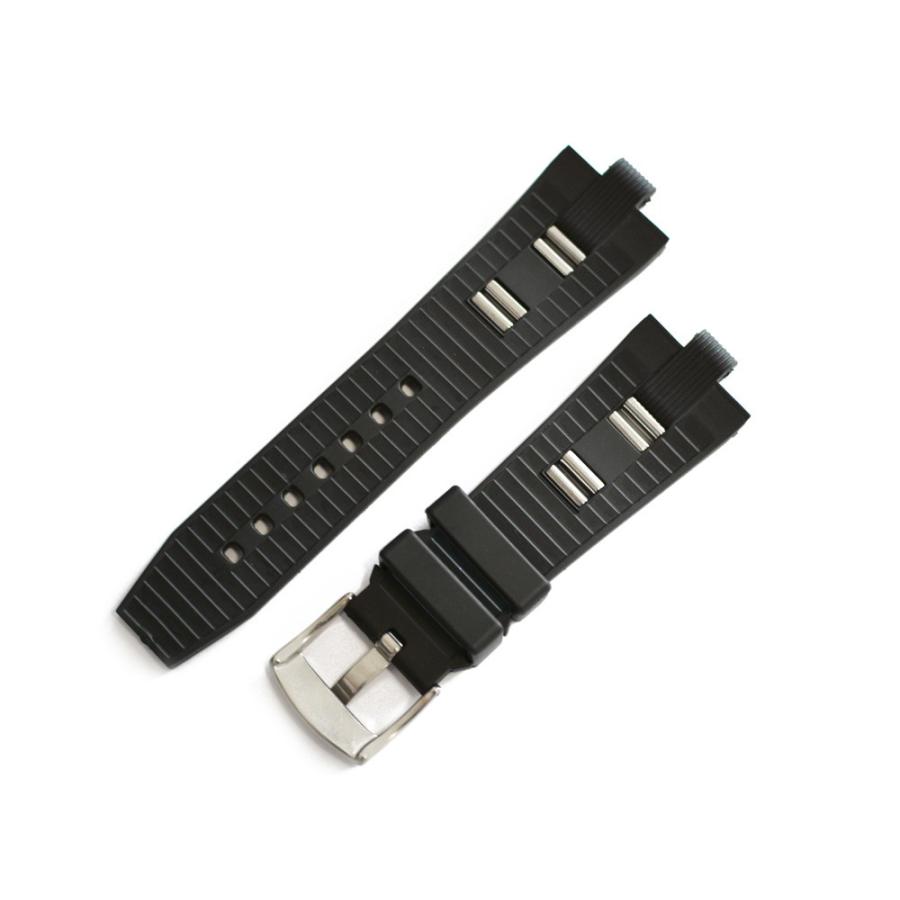 「ブルガリ(BVLGARI)向け」輸入王オリジナル ディアゴノ DP45用 ベルト ラバー ブラック 26mm 社外品 メンズ 腕時計用|yunyuuoh|02