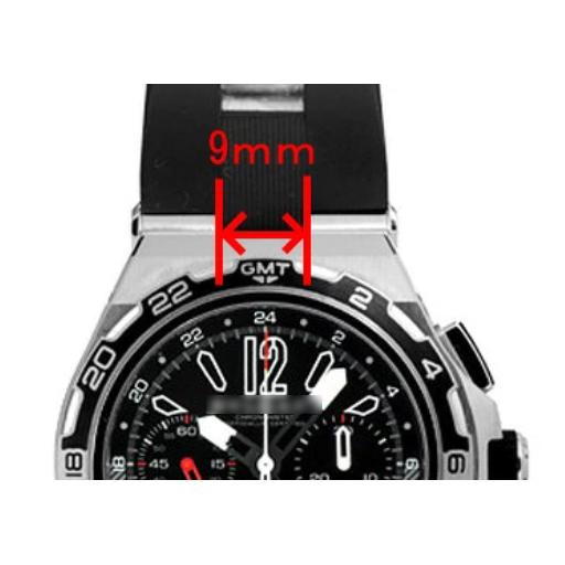 ブルガリ BVLGARI 用 ラバーベルト 26mm 非 純正 ディアゴノ DP45 互換