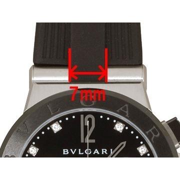 ブルガリ BVLGARI 用 ラバーベルト 22mm 非 純正 ディアゴノ カリブロ