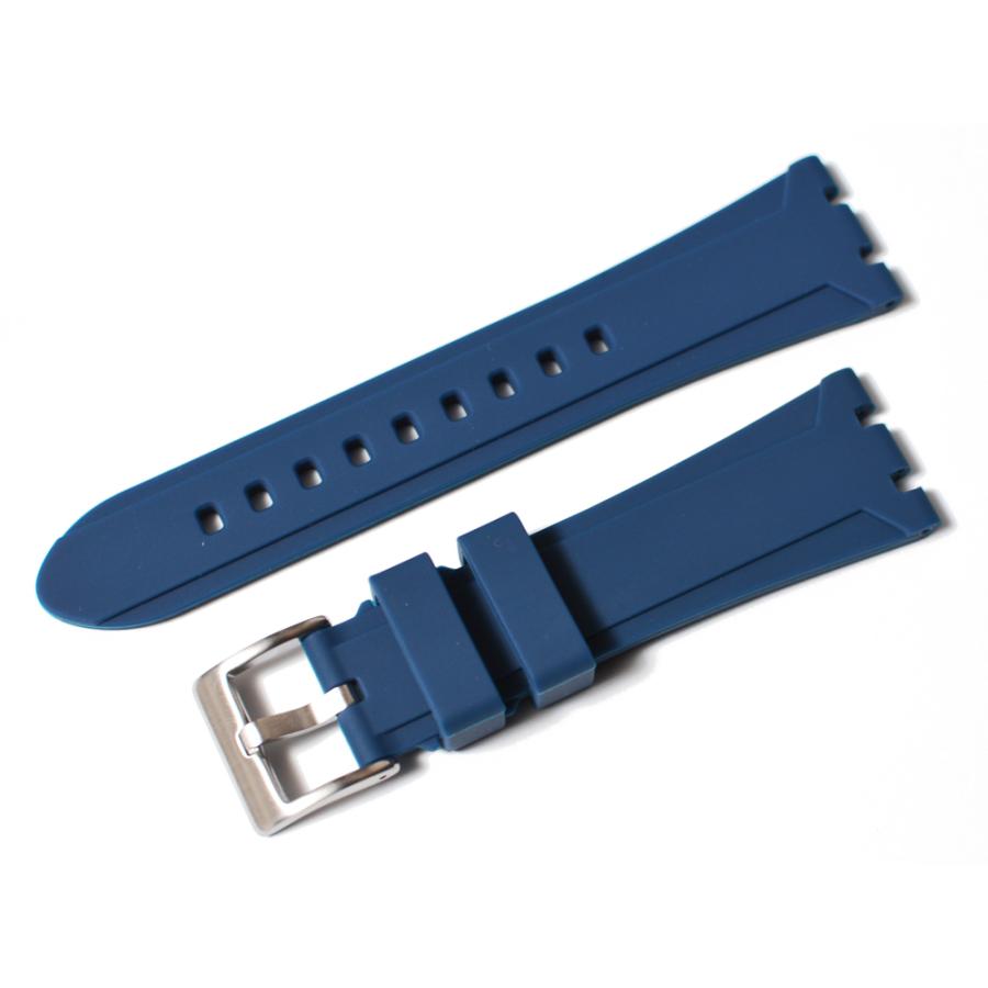 モーリスラクロア アイコン 用 ラバーベルト 非 純正 24mm aikon 42mm