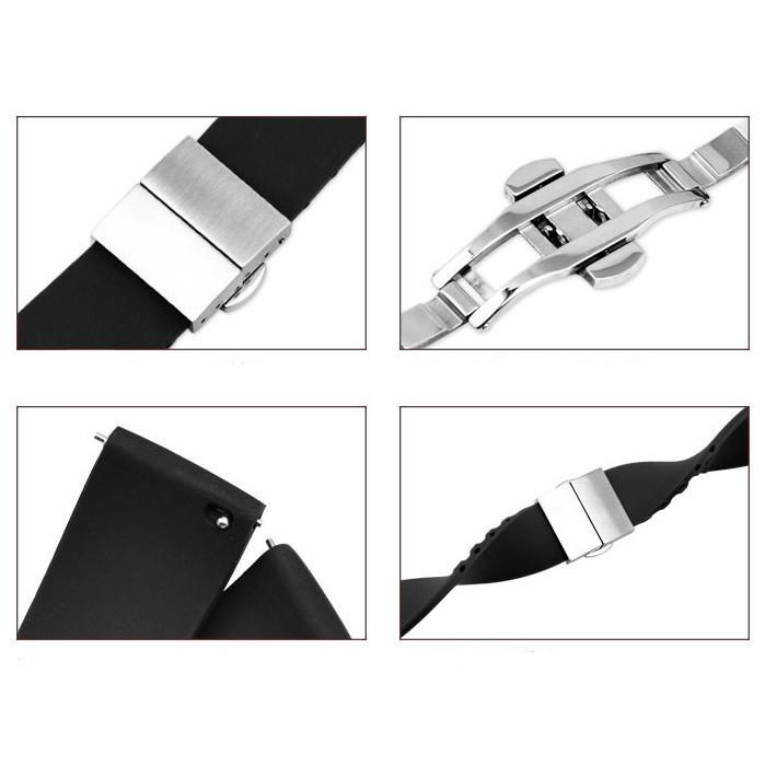 OMEGA クロノグラフ ラバーベルト OMEGA（オメガ） 純正ラバーベルト 純正Dバックル ラグ幅20mm Mサイズ