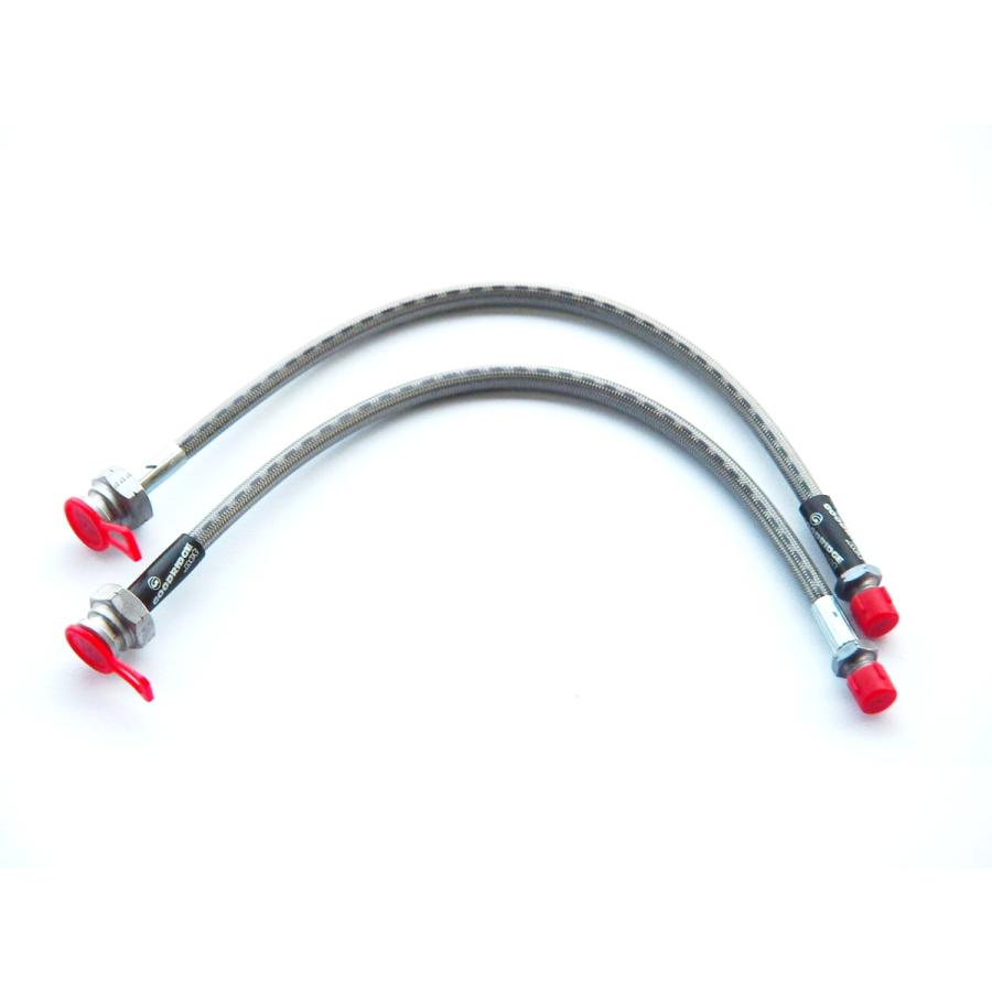 ステンメッシュブレーキホース シルビア 180SX(S13)R32流用 後用 : ゆ