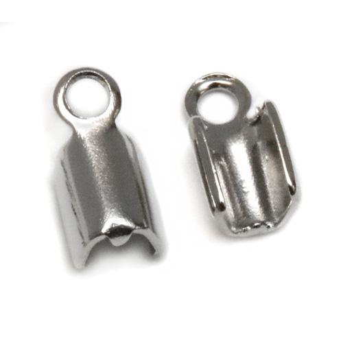 紐止め金具(10個入り）1.5mm ゴールド シルバー チョーカー エンド
