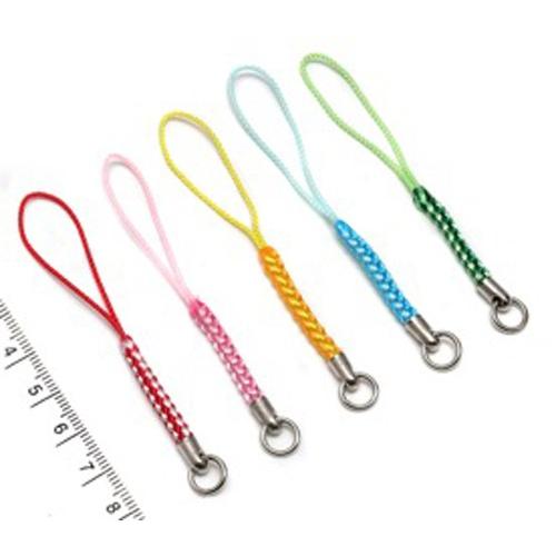 根付5色ミックス 100本入り シルバー金具Bタイプ お得パック 根付け