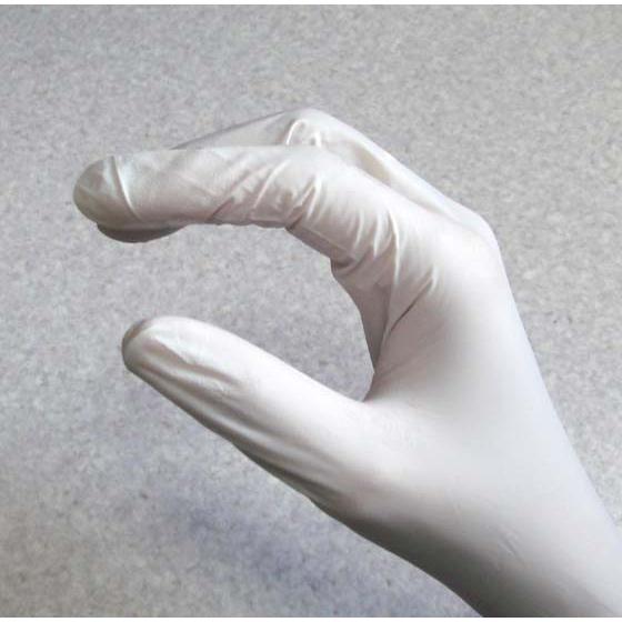 フジスーパーニトリルグローブ　S　（白）粉なし（100枚）（使い捨て手袋） |  | 02