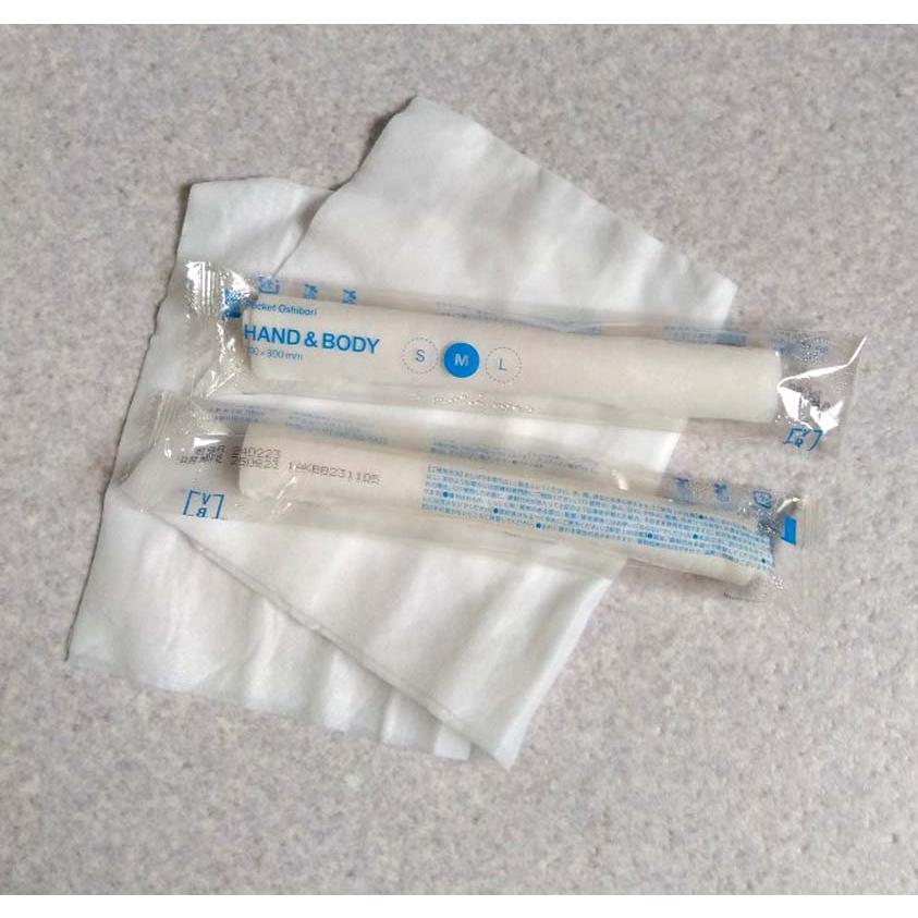 FSX 使い捨て 紙おしぼり 抗ウイルス抗菌 丸型 HAND＆BODY 使い切り大判ウェットタオル HAND 1ケース 600本 | FSX | 01