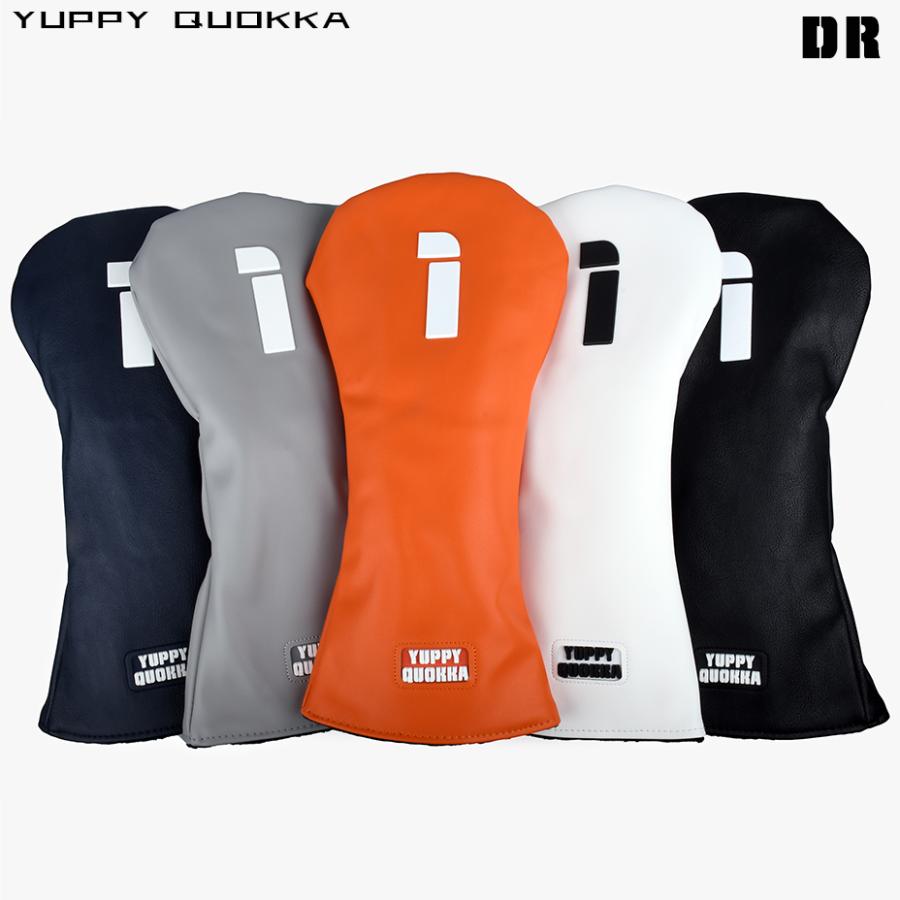 新発売 YUPPY QUOKKA 公式 ニューモデル ゴルフ ヘッドカバー セット オリジナル 番手 ラバーパッチ 仕様 高級PU革 スタイリッシュ おしゃれ [4点セット]｜yuppyquokka｜15