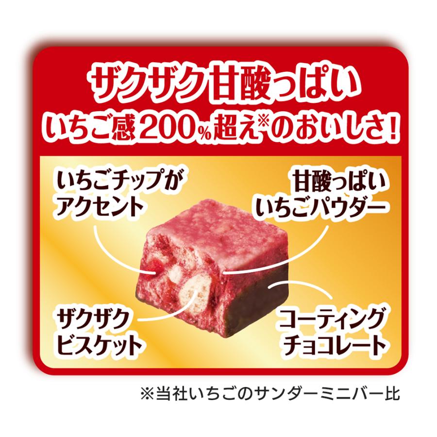 ブラックサンダー いちごのサンダーひとくちサイズ いちご感200％超え