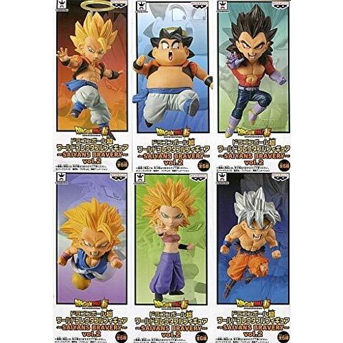 超激安 ドラゴンボール超 ワールドコレクタブルフィギュア Saiyans Bravery Vol 2 全6種セット 新発売の Kuljic Com