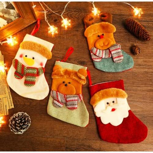 出産祝い 飾り クリスマスツリー クリスマスの靴下 手作り 靴下 ソックス ストッキング クリスマス クリスマスツリーペンダント セ 玄関飾り 4 暖炉 壁掛け その他おもちゃ Www Incubar Org