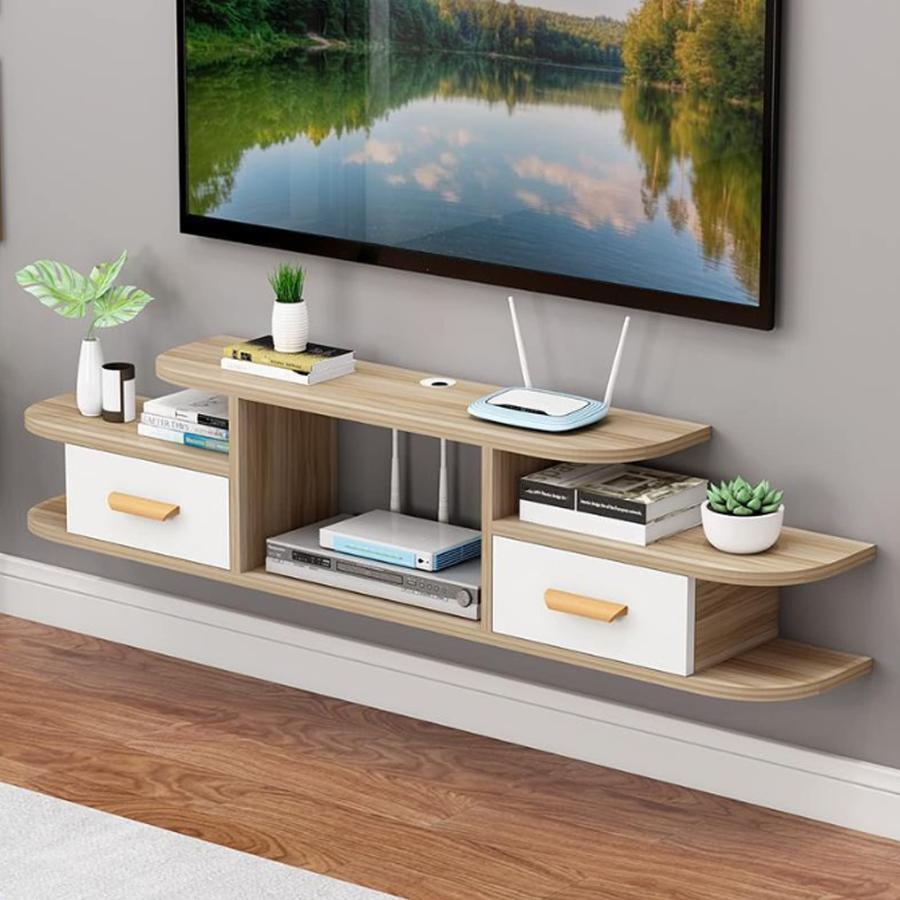 フローティング Tv スタンド キャビネット、壁掛けテレビキャビネット 、壁掛け テレビユニットコンソール、フローティングtvコンソール