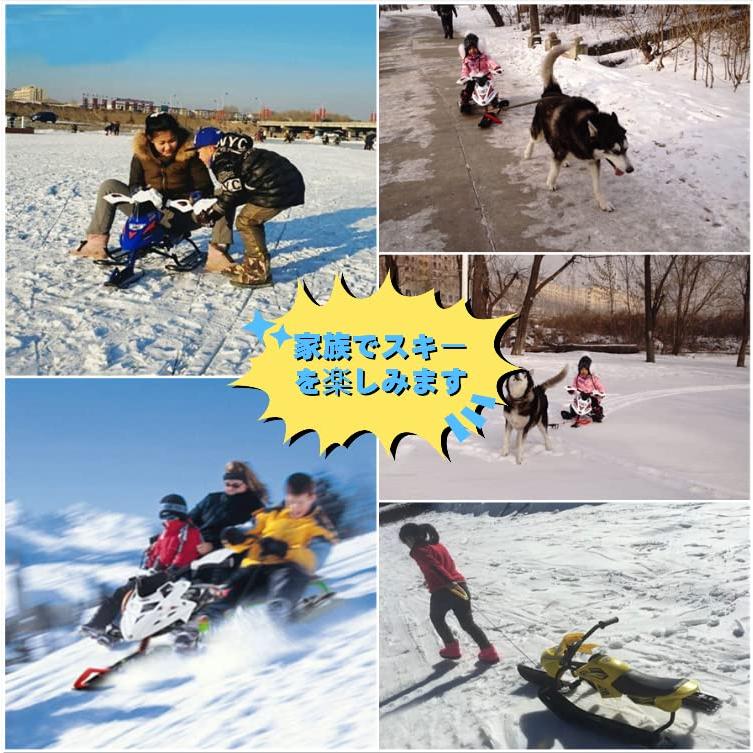 雪そり 子供用スノーモービル そり車 スノーバイク スノー 雪そり 子供用スノーモービル そり車 スノーバイク スノー